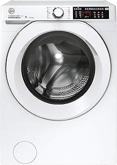 Hoover H-WASH&DRY 500 Freestanding Washer Dryer, 9 Kg Wash + 6 Kg Dry, 1400 RPM, Combined Cycle Class D, Wi-Fi & Bluetooth, Auto Care & Hygiene Cycle, White, 60x58x85 cm - HD 496AMC/1-80 [Energy Class D]