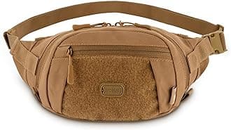 M-Tac Tactical Mens Fanny Pack - Waist Belt Bag - Waterproof EDC & Concealed Carry Fanny Pack For Men & Women Cross Body EDC, Dark Coyote, S, Military