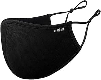 Reusable 3 Layer Face Mask | HeiQ Viroblock | Breathable & Sporty | Sizes for Men, Women, Teens & Kids | With & Without Adjustable Ear Loops