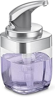 simplehuman440ml / 15 oz. Square Push Pump Soap Dispenser, Brushed Nickel