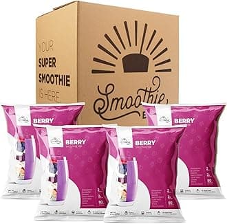 SmoothieBox - Blender Ready Frozen Smoothie Pouches (Berry)