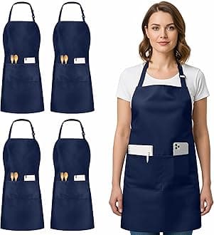 Utopia Kitchen Unisex Adjustable Bib Aprons Bib Apron (pack of 2)
