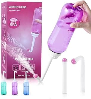 Peri Bottle for Postpartum - Portable Bidet 16.9 Oz Travel Bidet Bottle for Personal Hygiene Cleaning (Purple)