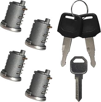 4 Pack Lock Cores Compatible with Yakima SKS Car Racks System, Roof Rack Locks Fit for SKS Accessories