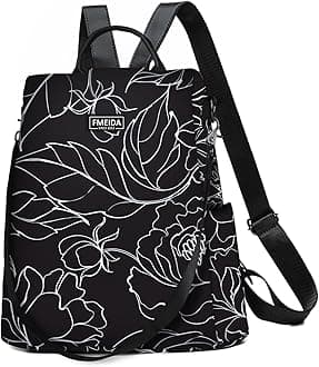Fmeida Backpack Womens Anti Theft Travel Rucksack Shoulder Bag Ladies Handbag