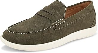 Suede Loafers for Men | Casual Loafer Shoes | Cushioned Penny Loafers