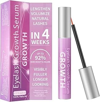 Eyelash Growth Serum Volumizing Lash Serum For Eyelash Growth Longer & Thicker Lash Enhancing Serum With Natural Formula Vegan & Cruelty-Free