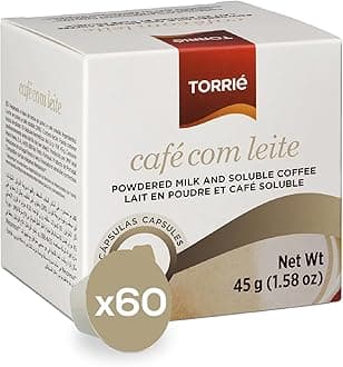 Torrié Instant Coffee With Milk Pods Compatible with Nespresso® Original Machines (60 pods)