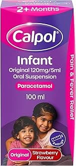 Infant Suspension, Paracetamol Medication, For 2+ Months, Strawberry Flavour, 100ml