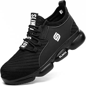 Safety Shoes for Men Women Steel Toe Boots Non-Slip Lightweight Breathable Sneakers Puncture Proof Protective Industrial Shoes