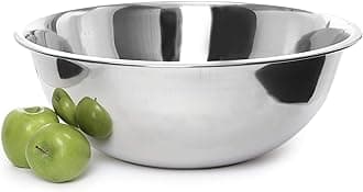 Ybmhome Stainless Steel Mixing Bowl - Premium Polished Mirror Nesting Metal Bowl for Cooking and Serving, Stackable for Convenient Storage-1.5 Quart, 2533, silver