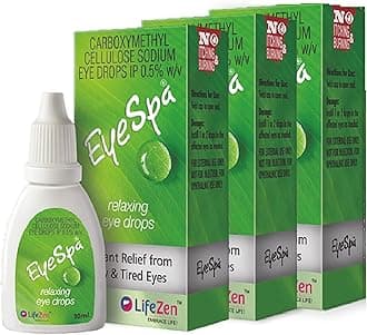 Lifezen Eyespa Eye Drops 10Ml (Pack Of 3) | Carboxymethylcellulose Eye Drop | Eye Drops For Regular Use - Eye Care Products For Clear, Relaxed Eyes