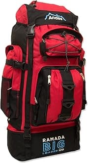Andes Ramada 120L Extra Large Hiking Camping Backpack/Rucksack Luggage Bag