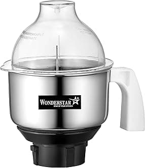 wonder star preeti mixer grinder jars (preeti 500ml) Designed for use with Preethi Mixer Grinder models like Blue Leaf, Popular, Eco, and others.
