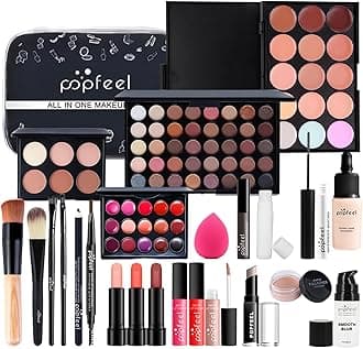Makeup Set All-in-One Make up Kit Full Gift Set for Women | Professional Multi-purpose Essential Starter Kit Carry Lipstick Lip Gloss Eyeshadow Face Concealer Blush Brush Cosmetic Palette #8