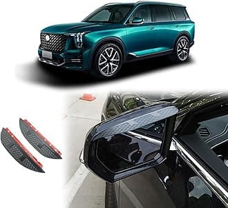 Car Rearview Mirror Eyebrow Rain Visor, Compatible with GAC GS8 2016-2022, 2 PCS Side Mirror Rain and Snow Protectors Car Accessories Automotive,2022+