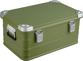 Eylar Crossover Aluminum Overland Storage, Trunk, Metal Cargo Case, Storage Box (50L Medium, Green)