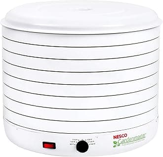 NESCO Gardenmaster Pro Food Dehydrator, 8 Trays, White