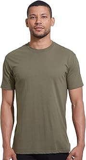 True Classic Mens T-Shirts - Short Sleeve Crew Neck Plain T Shirt for Men