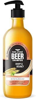 Beer shampoo for Shiny & Bouncy Hair (650ml) | Paraben Free | For Dull & Lifeless Hair | Crafted with Natural Beer