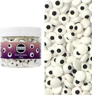 Mystic Sprinkles Halloween Candy Shape Sprinkles (Small Eyeballs 1.9oz)
