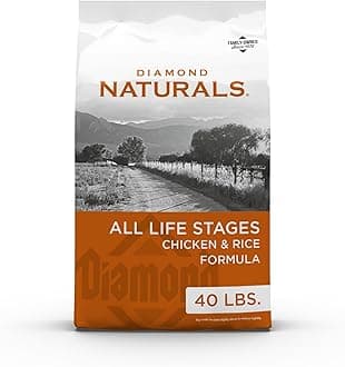 Diamond Naturals All Life Stages Real Meat Recipe Dry Dog Food with Premium Ingredients and Real Cage Free Chicken 40lb