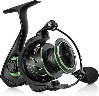 Viper X Spinning Fishing Reel 2000-6.2:1 High Speed Fishing Reel, 10+1BB, Lightweight Ultra Smooth Spin Reels, Carbon Fiber 33 LB Max Drag