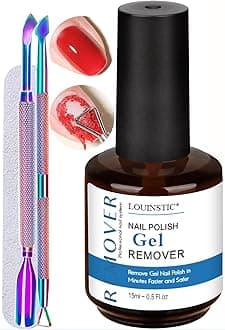 Gel Nail Polish Remover-1Pc Professional Remover Kit Contains 2 Manicure Tools And 1 File, No Need To Soak Or Wrap, Easy & Quick Remove At Home, Use