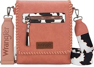Wrangler Crossbody Purses for Women Multi Pocket Woven Shoulder Bag