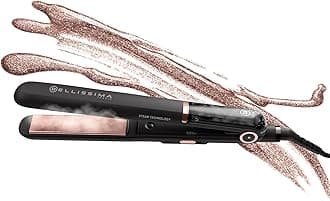 Bellissima My Pro Steam B28 100 Professional Steam Hair Straightener for a Long-Lasting Smooth Result, Ceramic Coated Plates, Adjustable Temperature 170/200 / 230 °C, Rapid Heat Technology, UK Plug