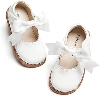 Felix & Flora Toddler Little Girl Mary Jane Dress Shoes - Ballet Flats for Girl Party School Shoes