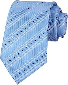 Kihatwin Men's Gingham Check Stripe Ties Pattern Business Formal Designer Neckties 3.15"