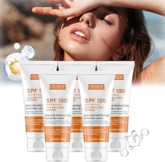 Sun Cream SPF 100, UVA/UVB Protection, Moisturising, Anti-Ageing, 50 g (5 Pieces)