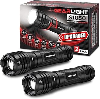 S1050 LED  Tactical Flashlight [2 Pack]