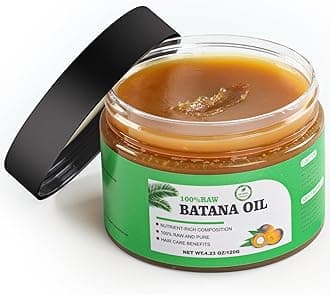 Raw Batana Oil for Hair Growth, 100% Natural Pure Dr. Sebi Batana Oil from Honduras, Prevents Hair Loss, Promotes Growth and Thickness for Men & Women