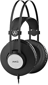 Pro Audio K72 Over-Ear, Closed-Back, High-Sensitivity, High Output 40mm drivers, Studio Professional Headphone. Also Great for Portable Devices. Black.