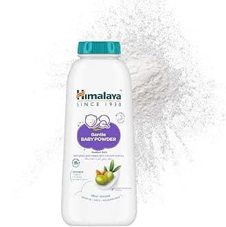Gentle Baby powder 99% Natural Origin Ingredients|with Olive & Almond| Free from Sulphates,parabens, phthalates, alcohol and synthetic colours|Safe for Newborns | Dermatologically tested 200g