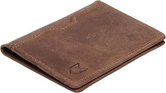 FOXHACKLE Leather Credit Card Wallet for Men and Women, Thin Bifold RFID Blocking Wallet, Slim Front Pocket Minimalist Card Holder Wallet, Small Card Case