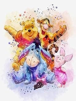 DIY Diamond Painting Diamond Art, 5D Bear Full Drill Cross Stitch Embroidery Kits