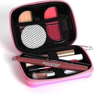 All-in-One Makeup Kit for Women, Complete Professional Kit with Pressed Powder, Blush, Eyeliner, Eyeshadow, Mascara, Lip Gloss and Lipstick (Pink)