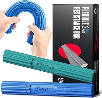 Fitness Resistance Bar for Physical Therapy & Enhanced Grip Strength – Ideal for Tendonitis Relief, Forearm Rehab, and Muscle Recovery – Tennis Elbow, Golfer's Elbow Pain Relief Hand