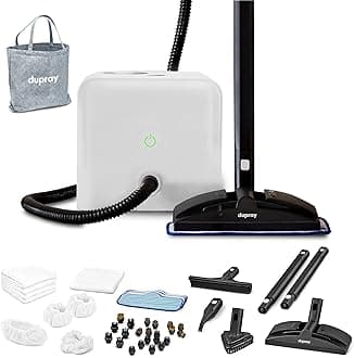 DUPRAYNeat Steam Cleaner with 40-Piece Accessory Kit, Powerful, chemical-free cleaning for floors, cars, tiles, grout, and more, offering deep cleaning performance
