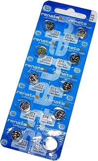 Renata Silver Oxide Watch Battery 371 - SR920SW (10 Batteries) …