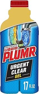 Liquid-Plumr Pro-Strength Urgent Clear, Liquid Drain Cleaner, 17 Ounces