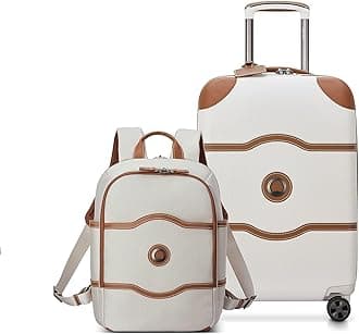 Chatelet Air 2.0 Hardside Luggage with Spinner Wheels, Angora, 2 Piece Set, (20/Backpack)