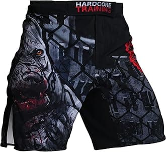 Training Pitbull City Fight Shorts Men's Boxing MMA Combat BJJ Grappling Fitness Muay Thai Kickboxing No Gi