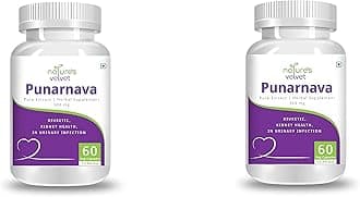 nature’s velvet Punarnava Pure extract 500 mg 60 Capsules - BUY 1 GET 1 FREE