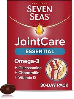 JointCare Essential, With Omega-3, Glucosamine, Chondroitin, Vitamins C and D, Manganese and Zinc, Food Supplements, 30-Day Pack