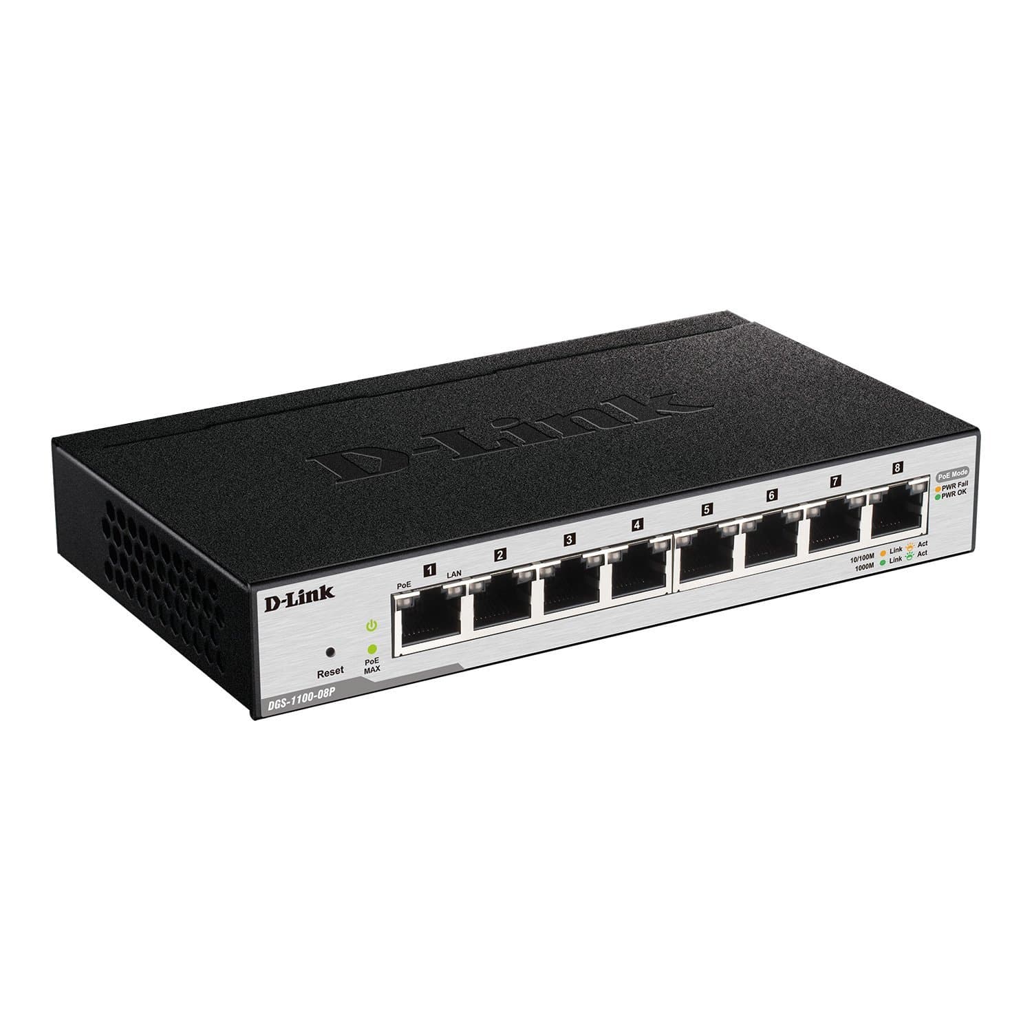 D-Link EasySmart 8-Port Gigabit PoE Switch