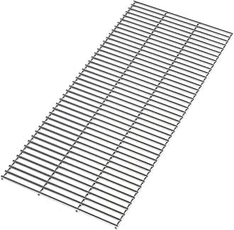 BBQ Stainless Steel Grill Grate Replacement BBQ Heavy Duty 5mm Stainless Steel Cutable, Reusable Cooking Grates, 70x36cm
